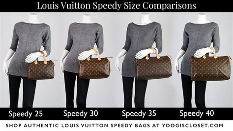 louis Vuitton Speedy bag sizes